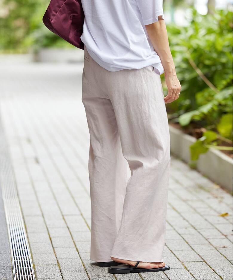 追加》リネンストレッチパンツ（その他パンツ）｜IENA（イエナ）の通販 