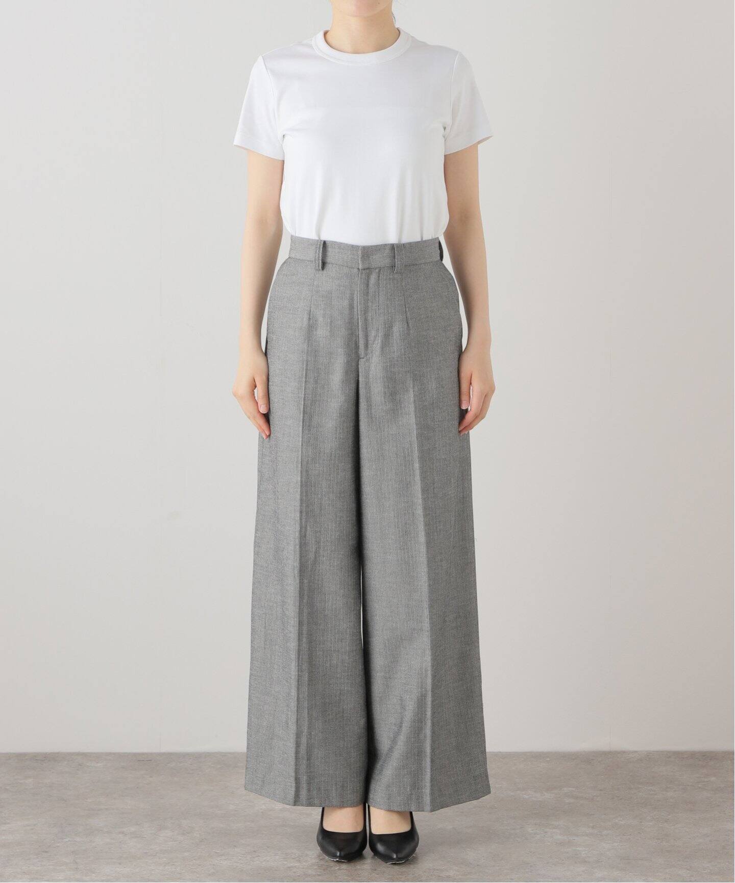 リネン混ストレートパンツ（スラックス）｜IENA（イエナ）の通販  