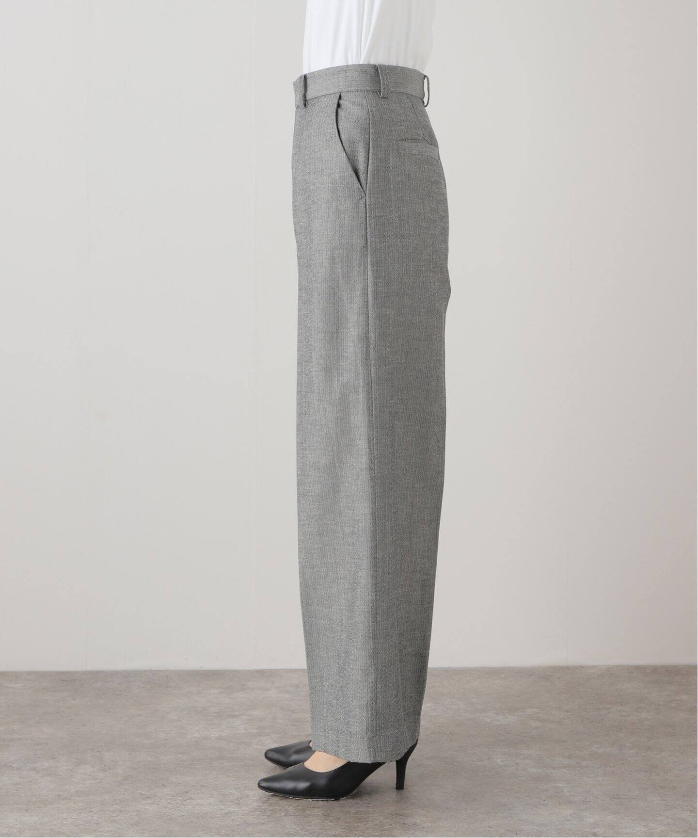 リネン混ストレートパンツ（スラックス）｜IENA（イエナ）の通販  