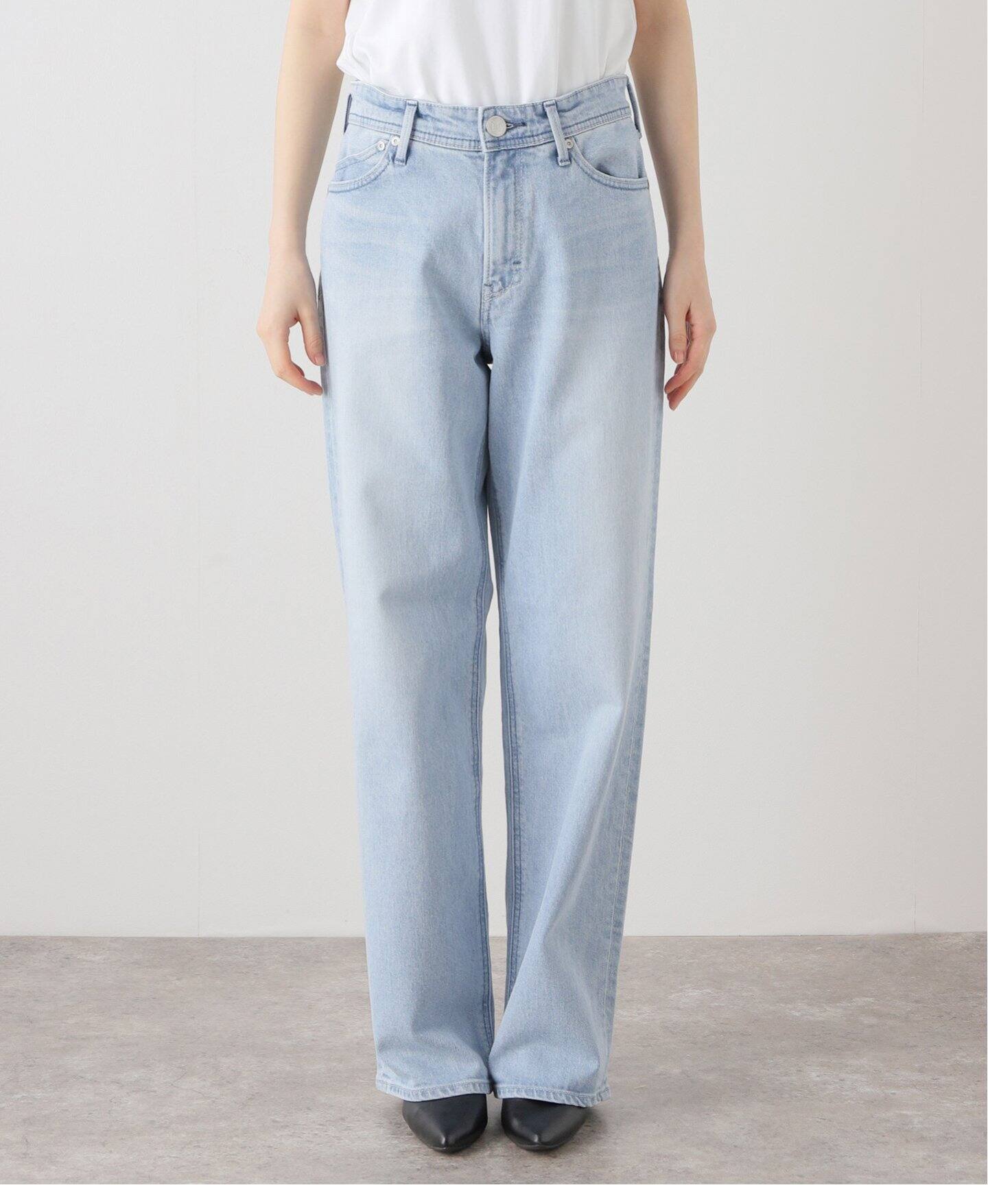 YANUK/ヤヌーク LOWRISE STRAIGHT ICE デニムパンツ 57134301（デニム 