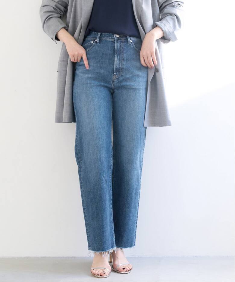 YANUK ヤヌーク ボーイズストレートLEA 26 デニムパンツ（YANUK 