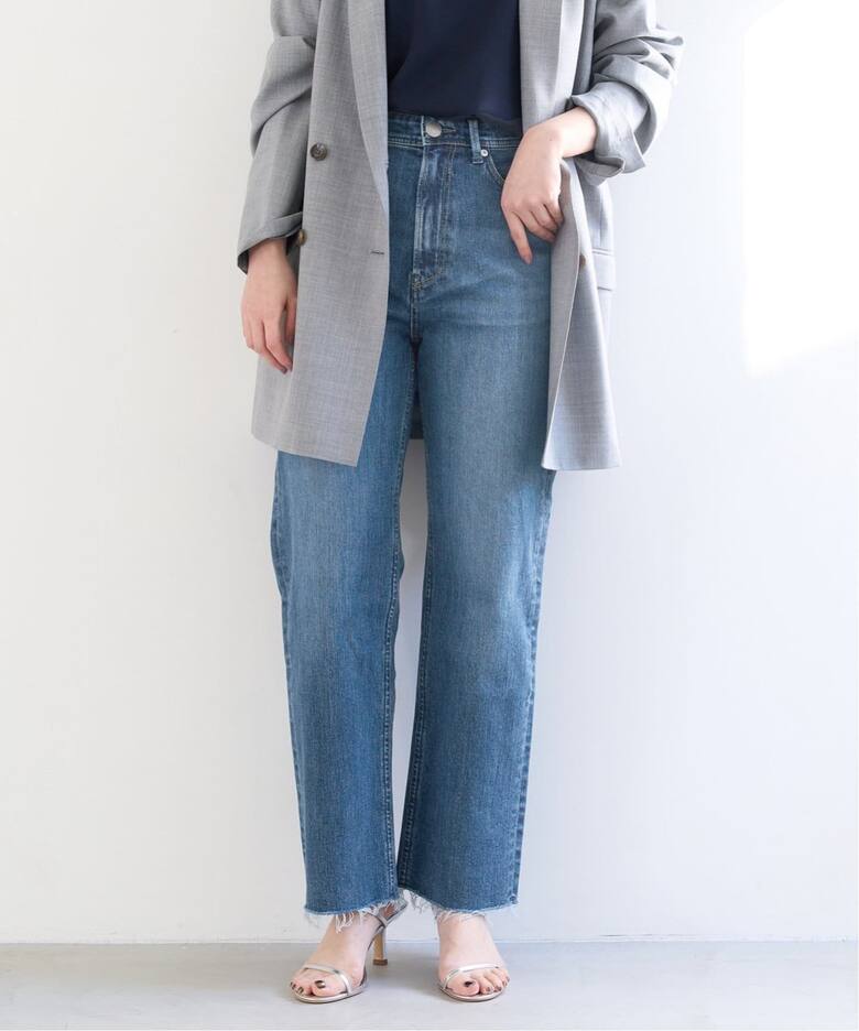 YANUK/ヤヌーク】別注 LEA BOYS ストレートデニムパンツ（デニムパンツ  