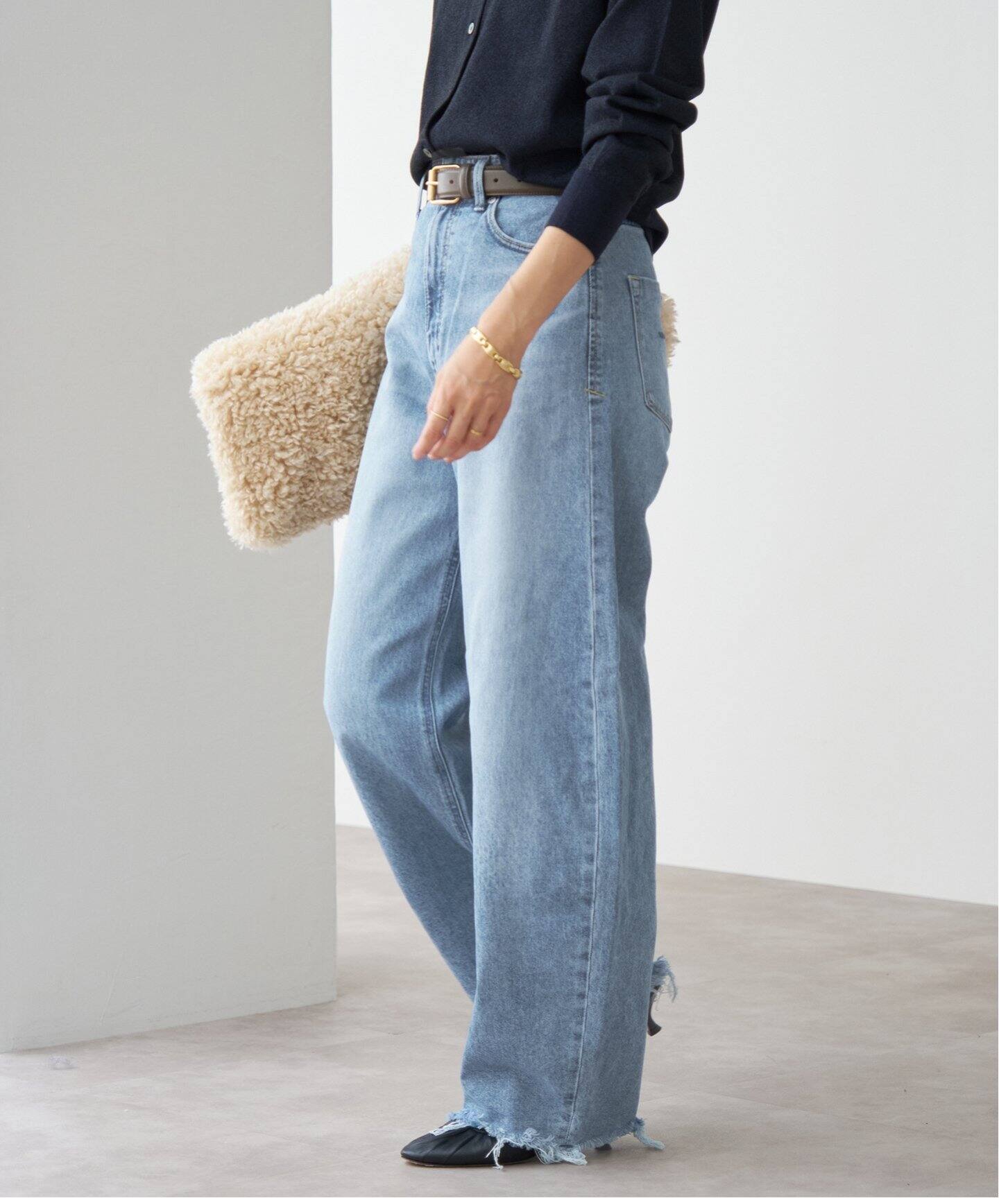 新品 YANUK TROUSERS COLOR/テーパードトラウザー （YANUK