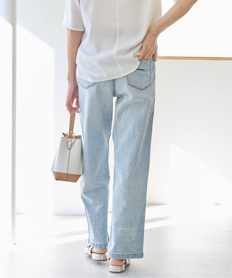 YANUK/ヤヌーク】別注 LILITH ワイドストレートデニム（デニムパンツ  