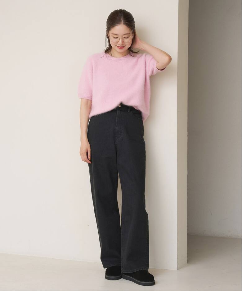 YANUK/ヤヌーク 別注 JOAN OBK ルーズストレートデニム（デニムパンツ 