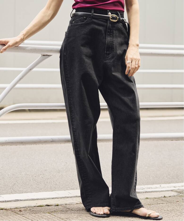 YANUK/ヤヌーク 別注 JOAN OBK ルーズストレートデニム（デニムパンツ 