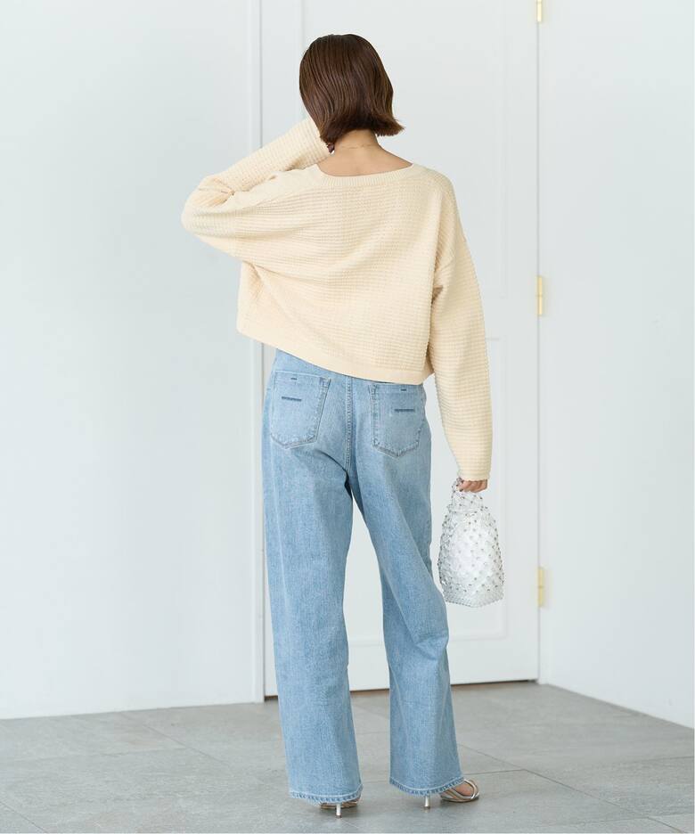 YANUK/ヤヌーク JOAN ルーズストレートデニム（デニムパンツ・ジーンズ 