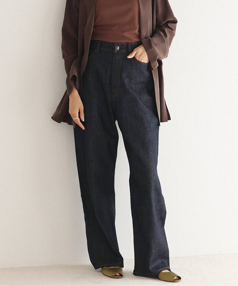 YANUK/ヤヌーク 別注 JOAN OWI ルーズストレートデニム（デニムパンツ 