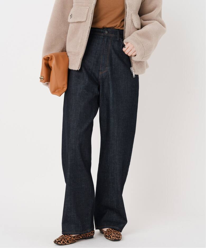 YANUK/ヤヌーク 別注 JOAN OWI ルーズストレートデニム（デニムパンツ 