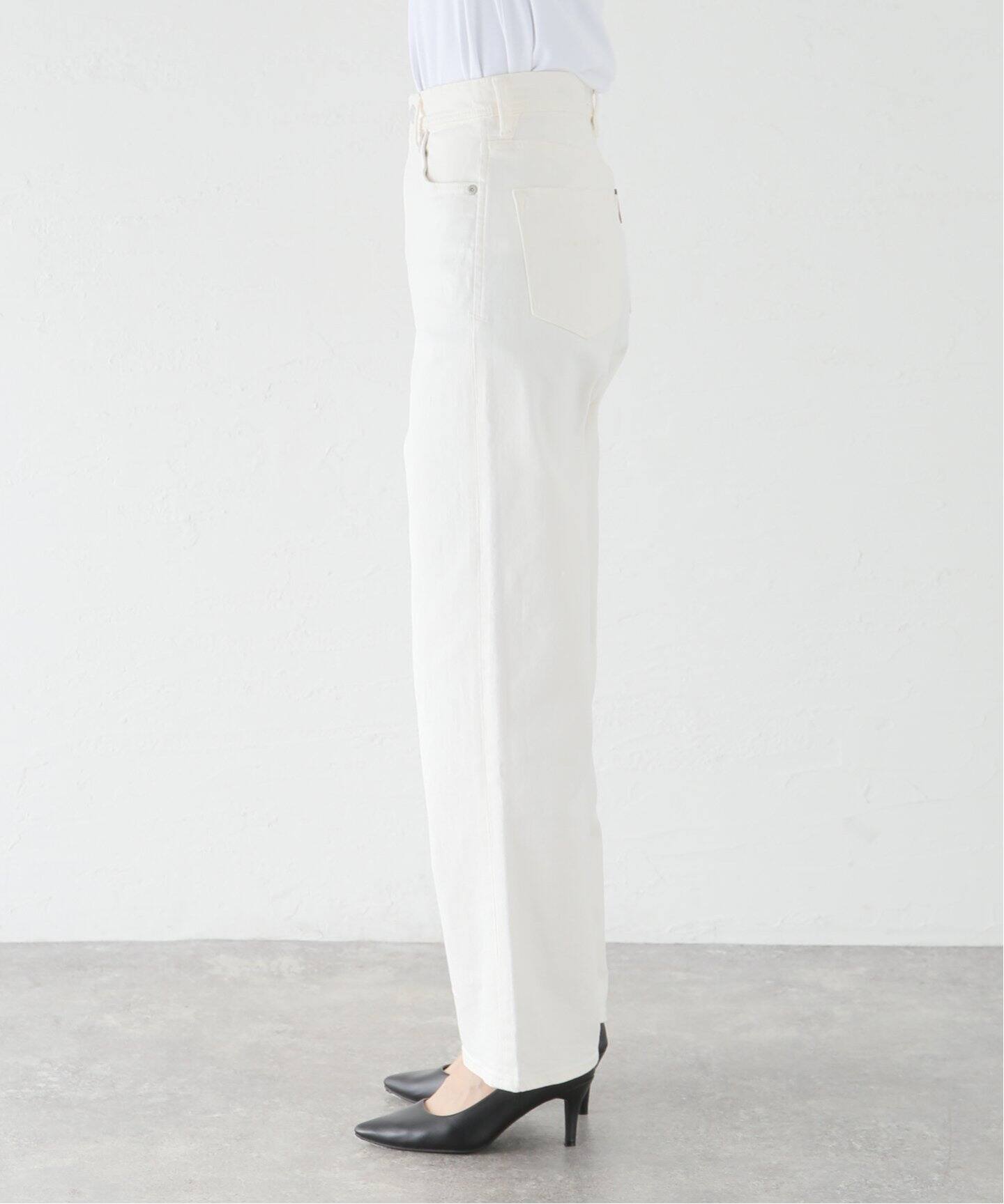 YANUK/ヤヌーク LEA BOYS STRAIGHT WHS デニムパンツ 57131238（デニム  