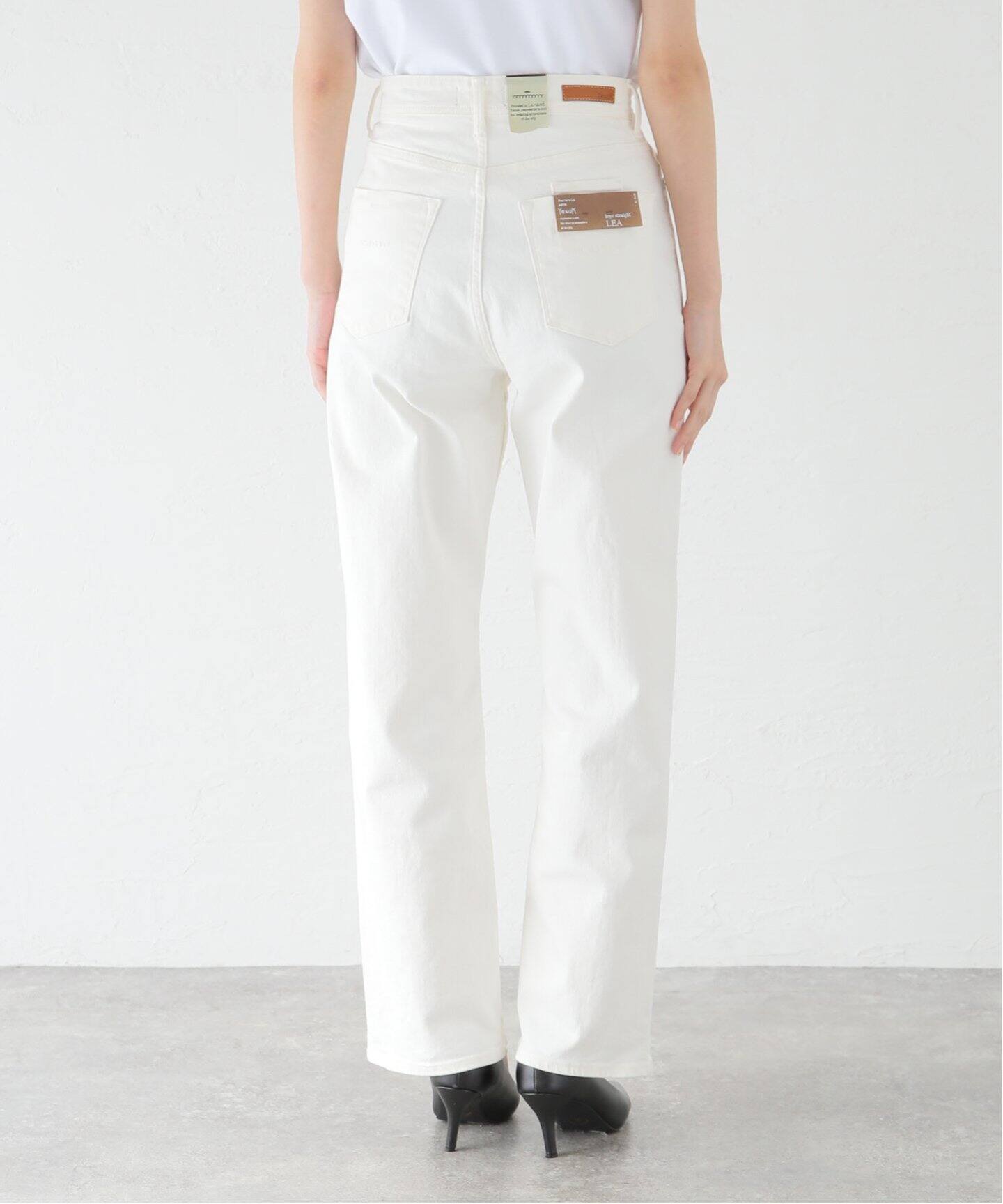 YANUK/ヤヌーク LEA BOYS STRAIGHT WHS デニムパンツ 57131238（デニム  