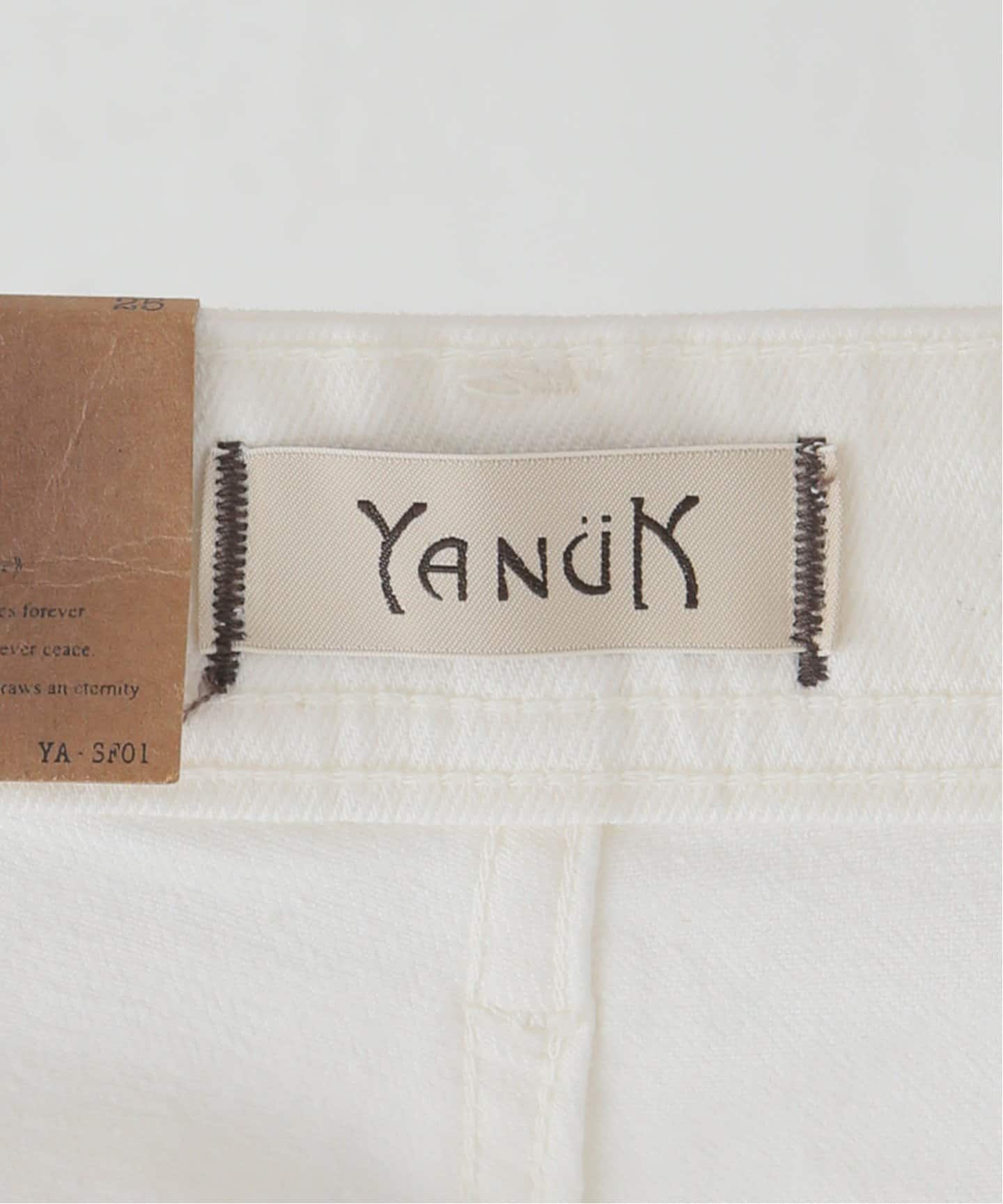 YANUK/ヤヌーク LEA BOYS STRAIGHT WHS デニムパンツ 57131238（デニム