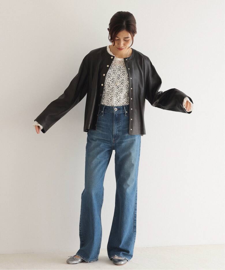 upper hights/アッパーハイツ 別注 THE TAYLOR ワイドフレアデニム 