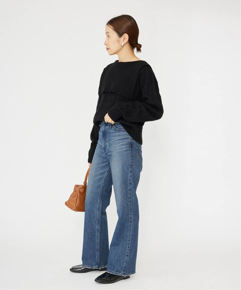 upper hights/アッパーハイツ 別注 THE TAYLOR ワイドフレアデニム 