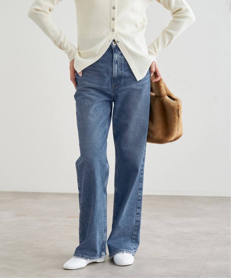 upper hights/アッパーハイツ 別注 THE TAYLOR ワイドフレアデニム  