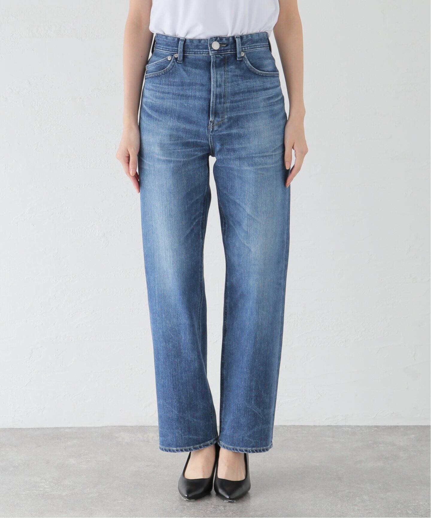 YANUK/ヤヌーク LEA BOYS STRAIGHT PHB デニムパンツ 57124231（デニム  