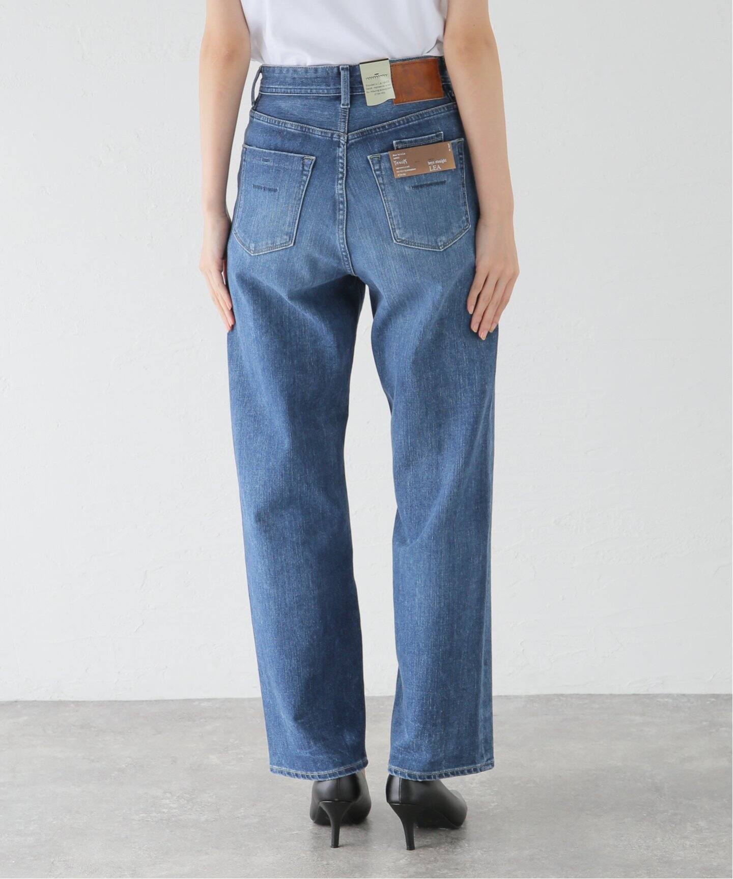 YANUK/ヤヌーク LEA BOYS STRAIGHT PHB デニムパンツ 57124231（デニム 