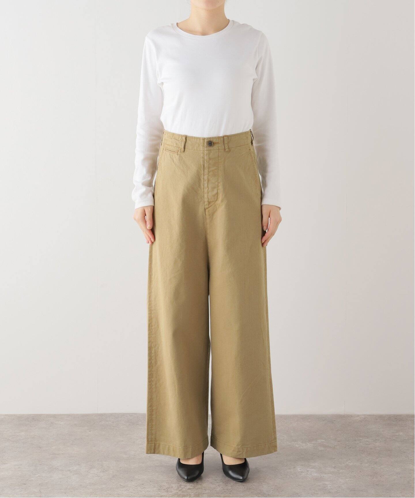 INSCRIRE/アンスクリア Super Loose Chino PT チノパンツ I24AW-PT158  