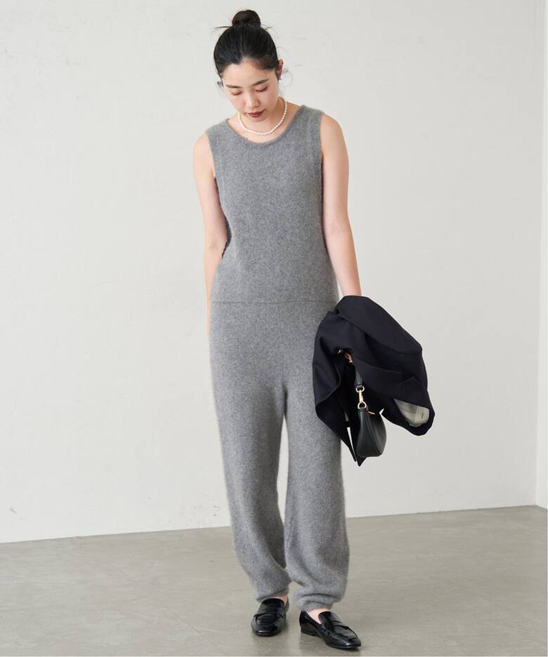 enrica/エンリカ all in one オールインワン KNIT217（つなぎ 