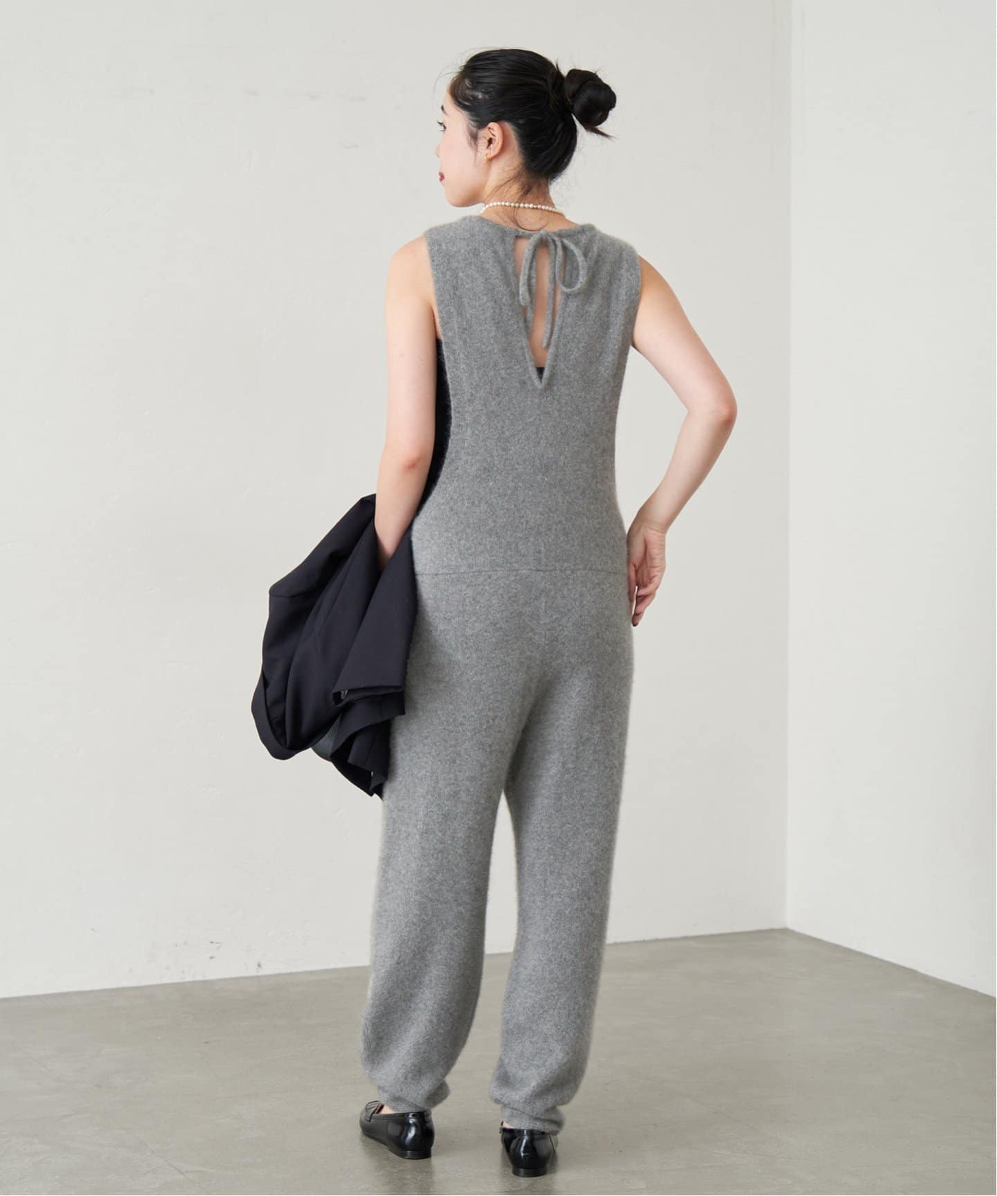 enrica/エンリカ all in one オールインワン KNIT217（つなぎ