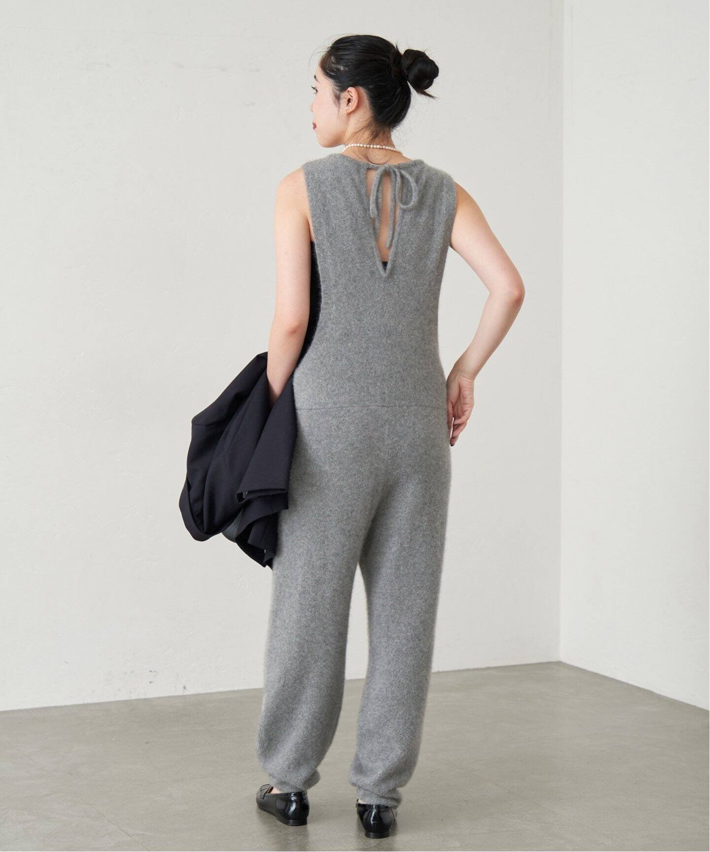 enrica/エンリカ all in one オールインワン KNIT217（つなぎ 
