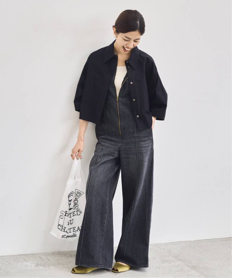 CURRENTAGE/カレンテージ デニムオーバーオール（つなぎ  