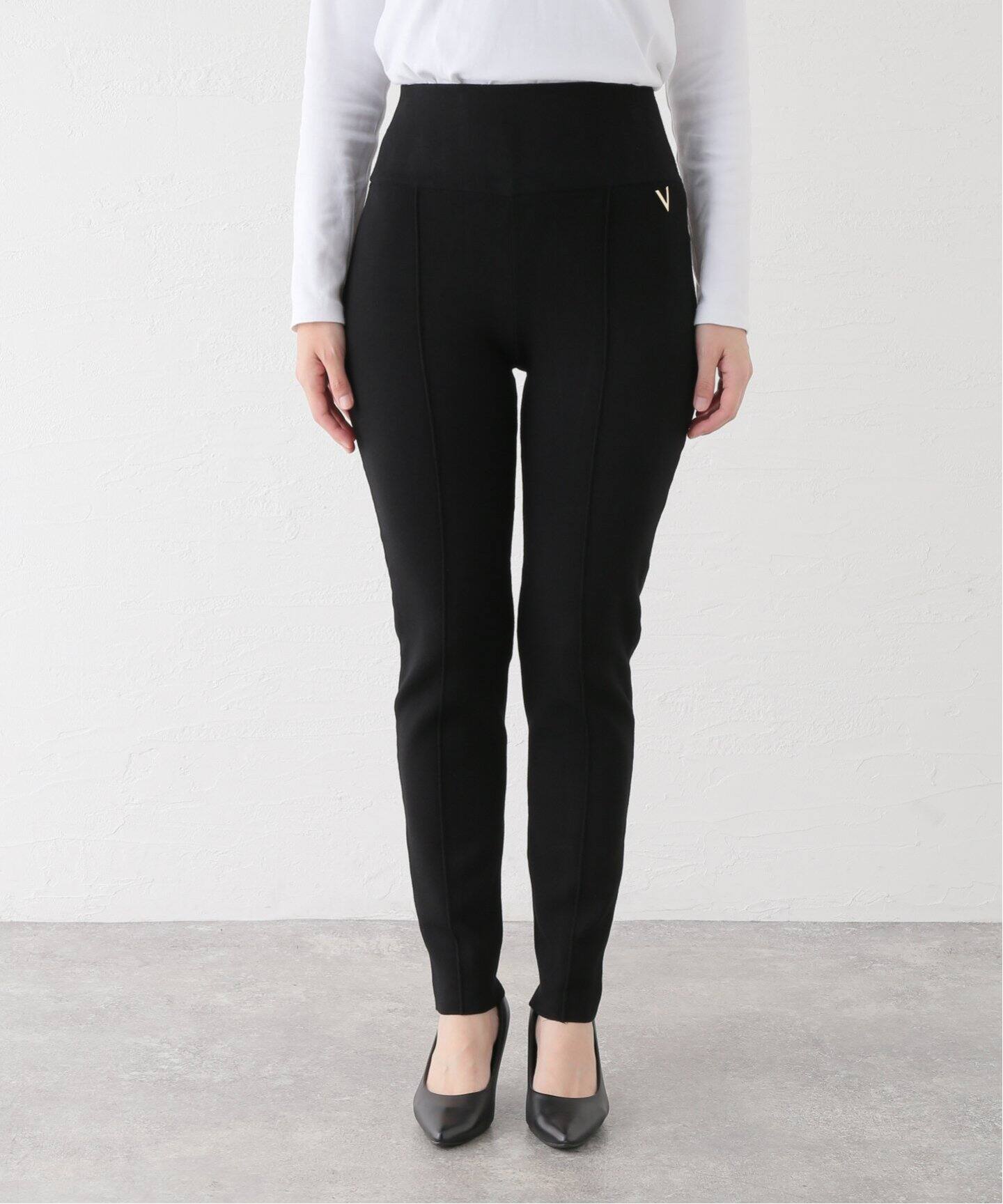 venit/ヴェニット STRETCH KNIT PT ニットパンツ VEK-7450-B