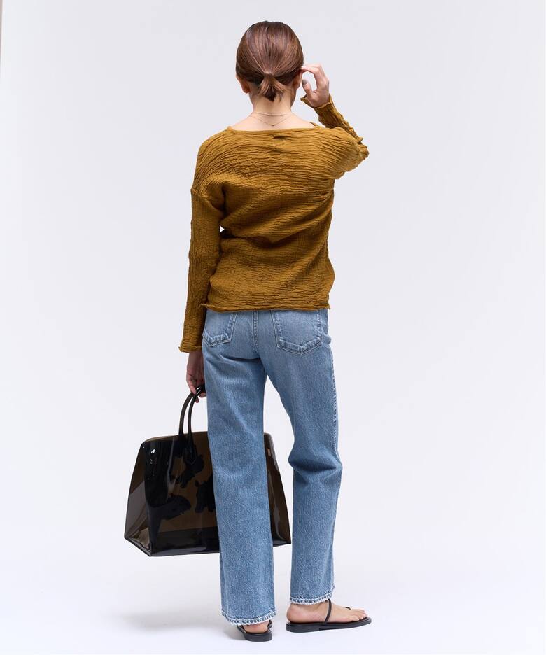 upper hights/アッパーハイツ】別注 THE TAYLOR ワイドフレアデニム  