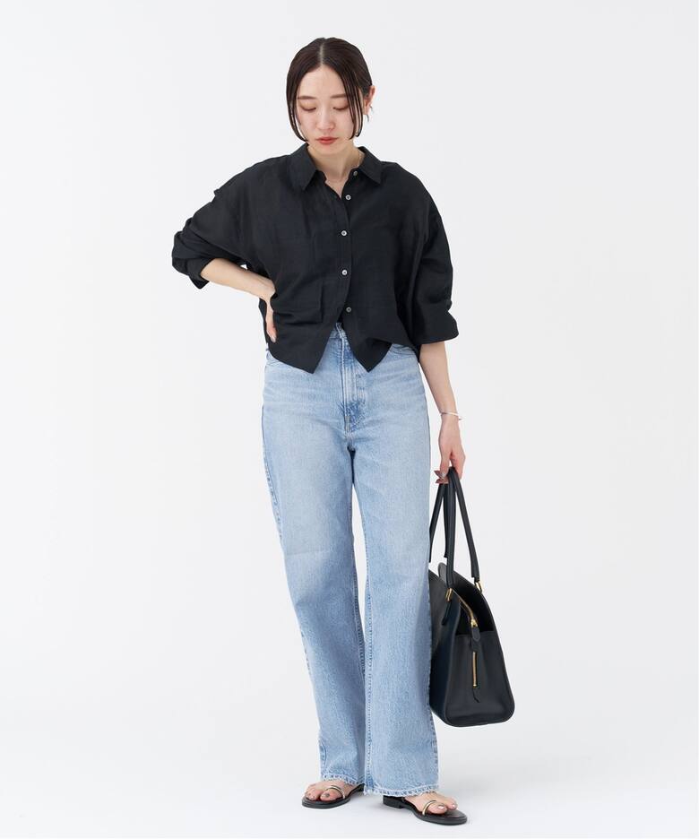 upper hights/アッパーハイツ】別注 THE TAYLOR ワイドフレアデニム 