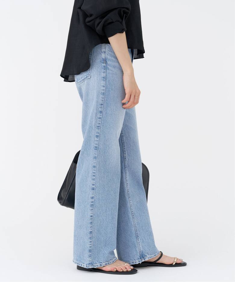 upper hights/アッパーハイツ】別注 THE TAYLOR ワイドフレアデニム  