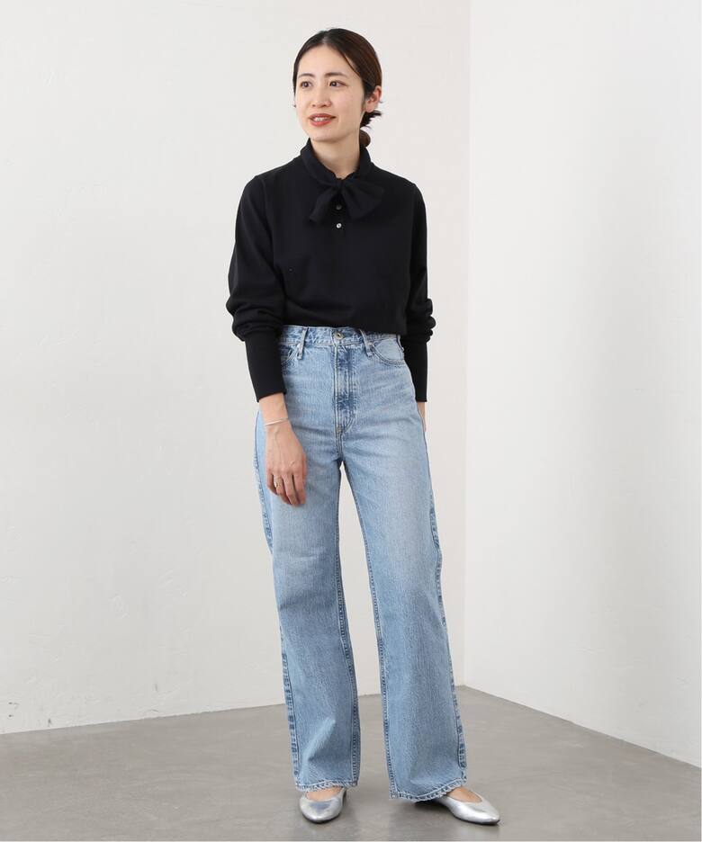 upper hights/アッパーハイツ】別注 THE TAYLOR ワイドフレアデニム  