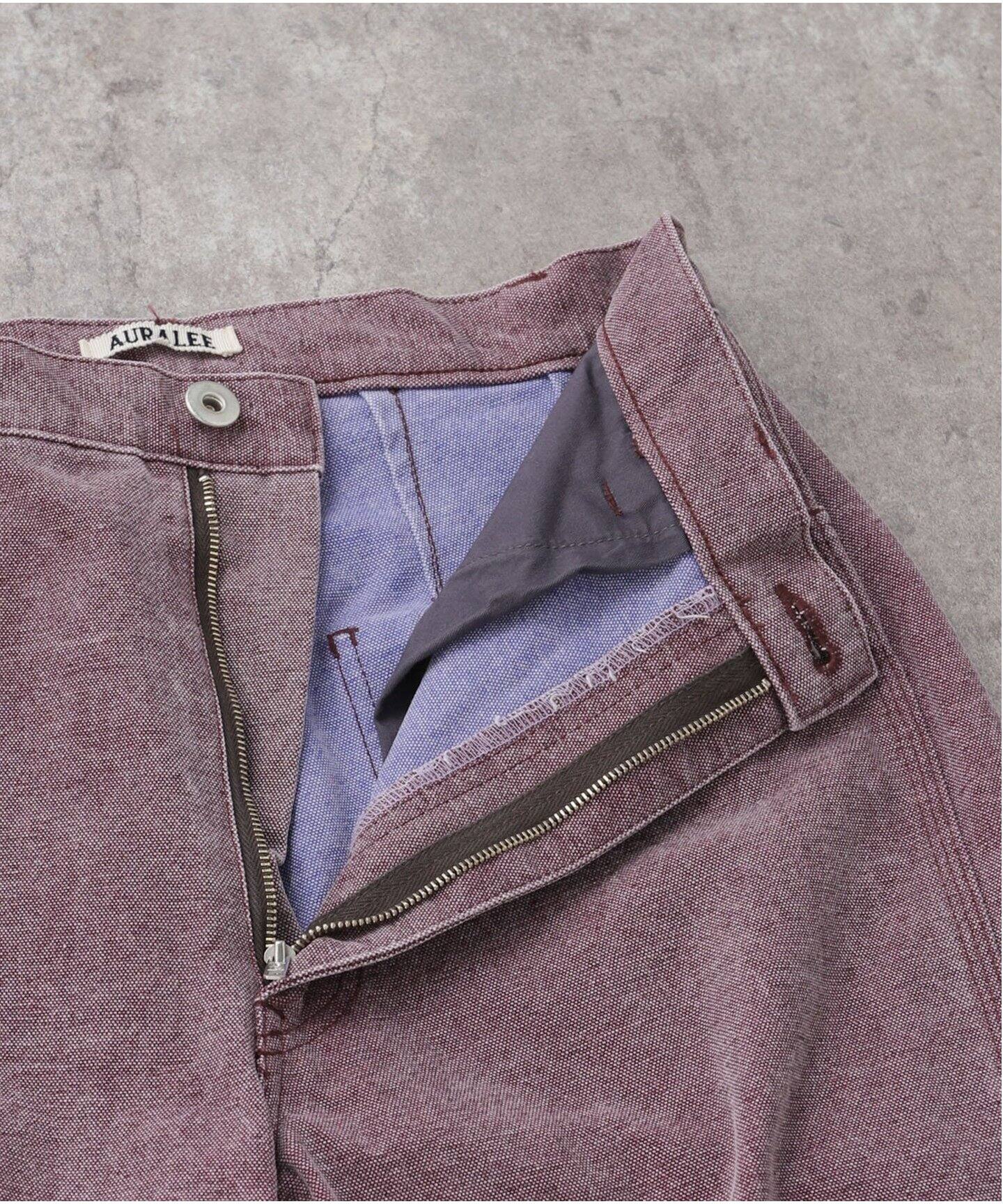 AURALEE/オーラリー WASHED ORGANIC CANVAS PANTS デニムパンツ 