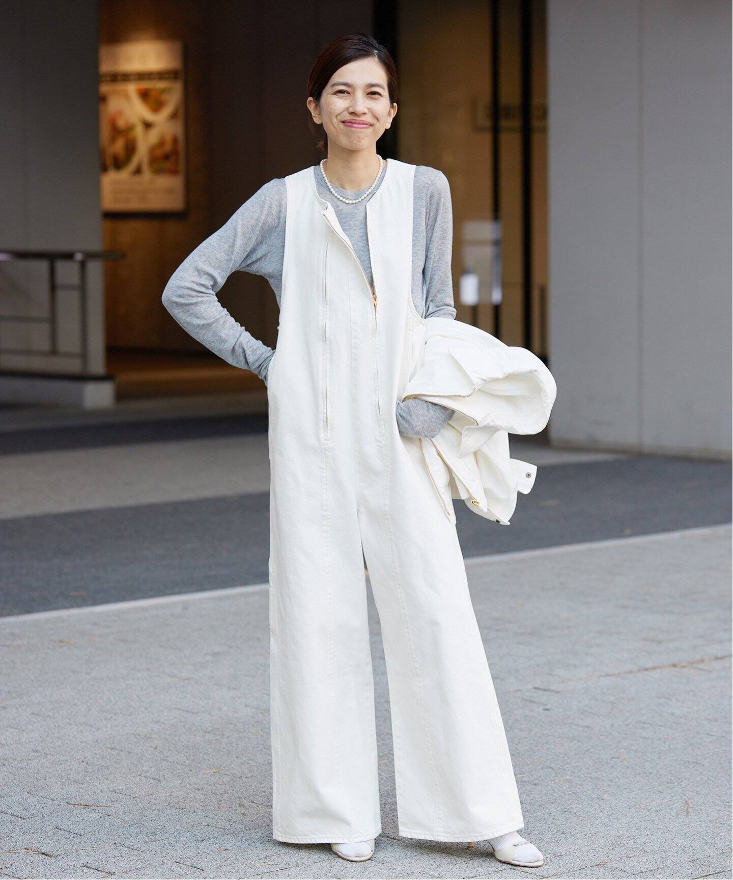 CURRENTAGE/カレンテージ】デニムオーバーオール（サロペット  