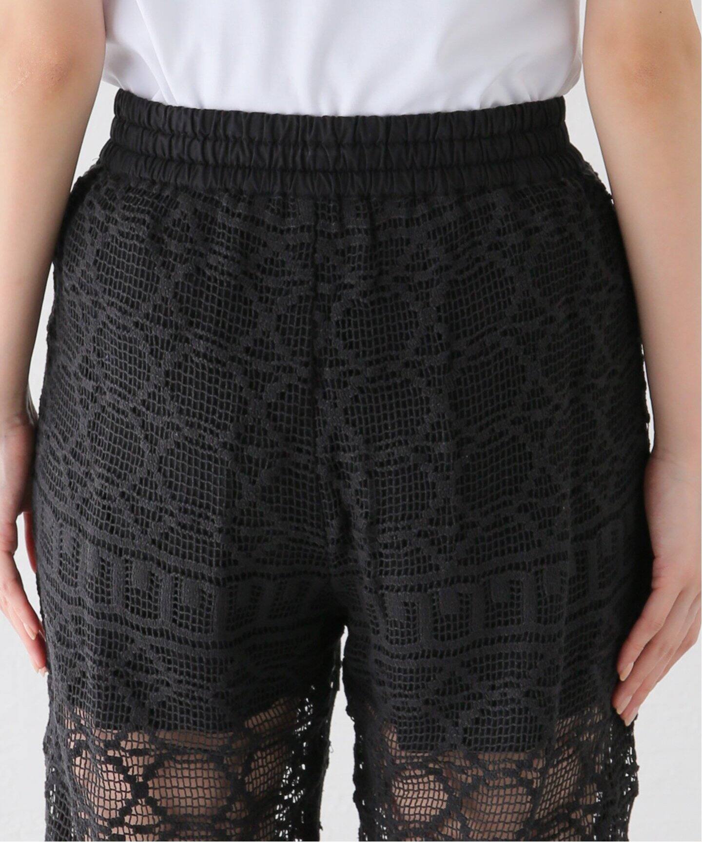 SARA MALLIKA/サラマリカ】GEOMETRIC LACE RELAX PANT レースパンツ  