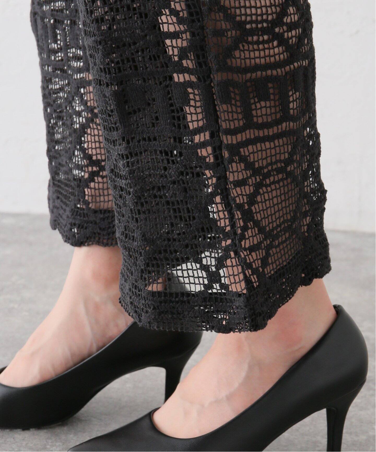 SARA MALLIKA/サラマリカ】GEOMETRIC LACE RELAX PANT レースパンツ  