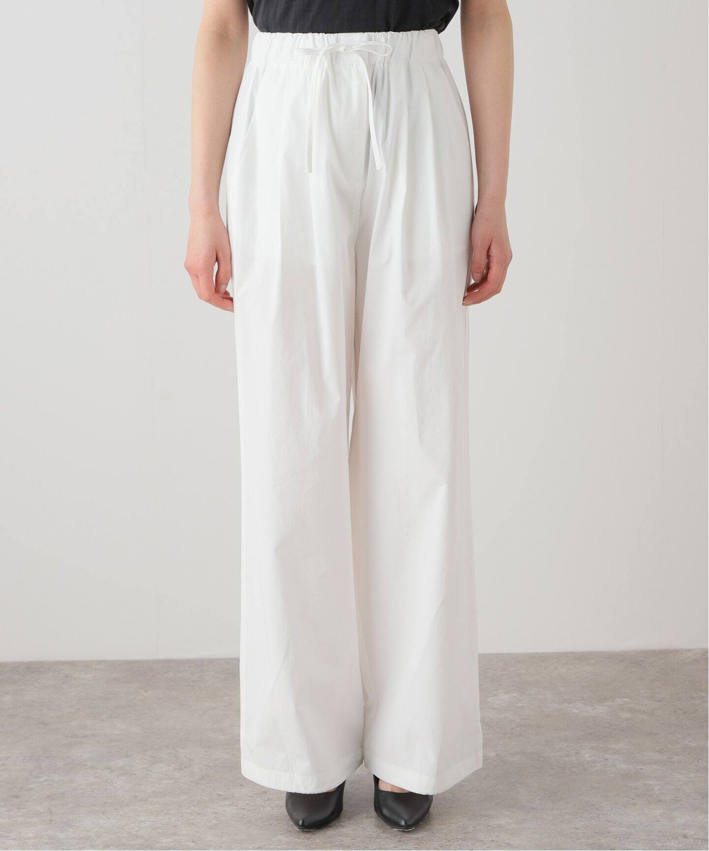 AMOMENTO/アモーメント DRAWSTRING PANTS イージーパンツ AM24SSW05 