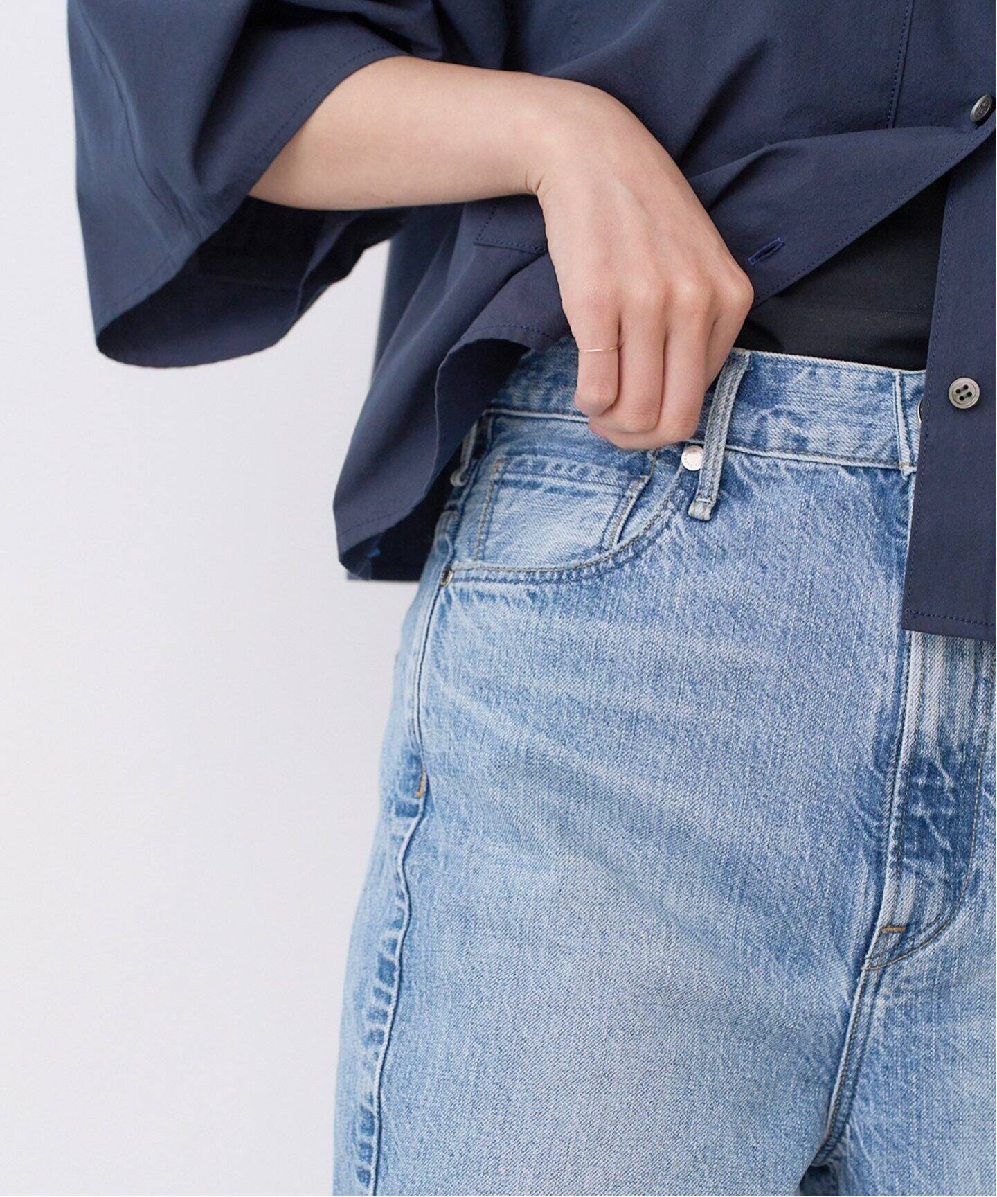 upper hights/アッパーハイツ】MISS ANKLE TWIST デニムパンツ（デニム 