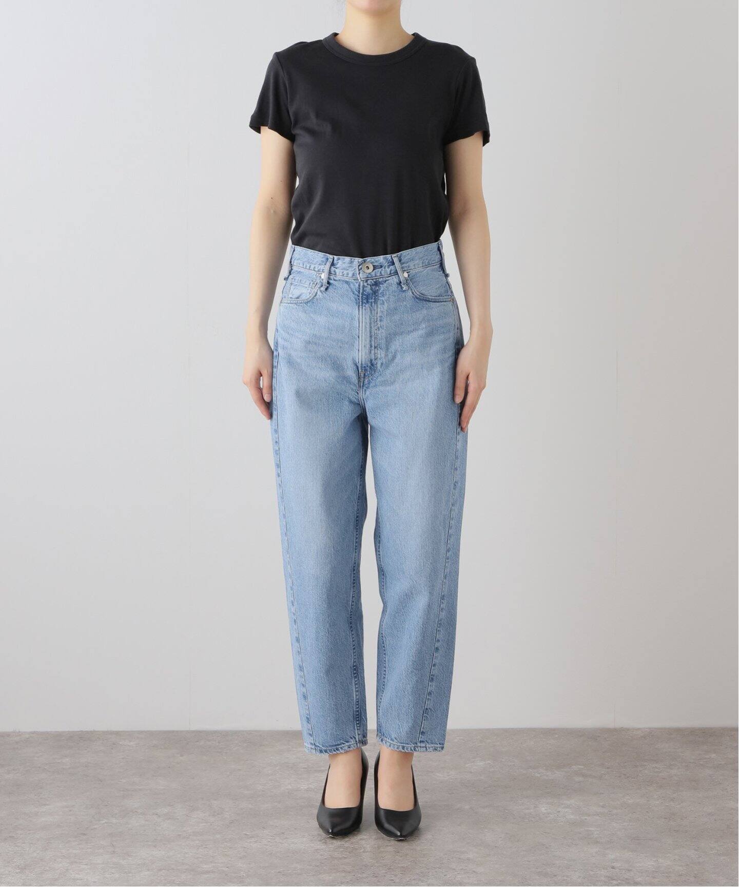 アッパーハイツデニムイエナMISS ANKLE TWIST 