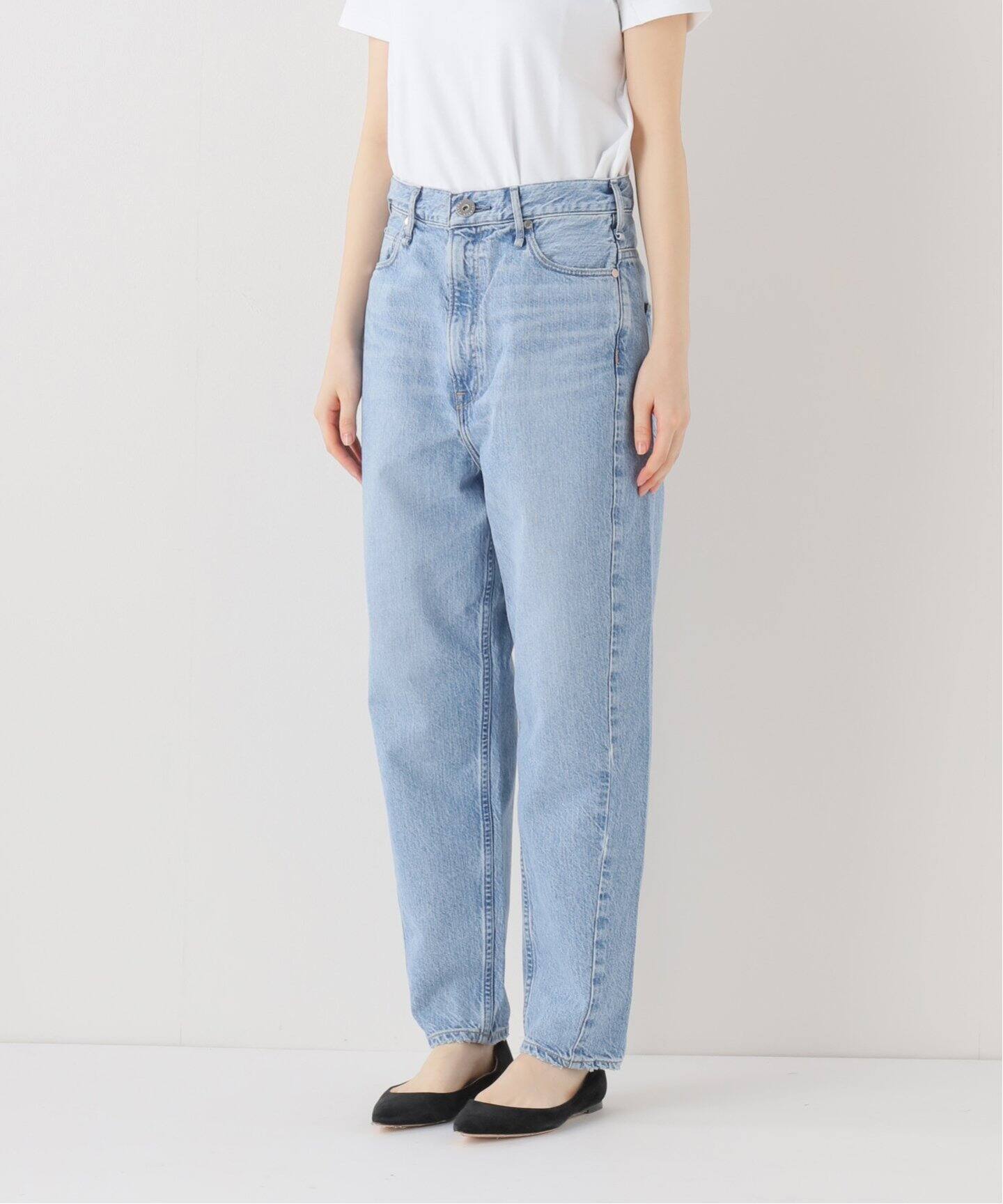 upper hights/アッパーハイツ】MISS ANKLE TWIST デニムパンツ（デニム  