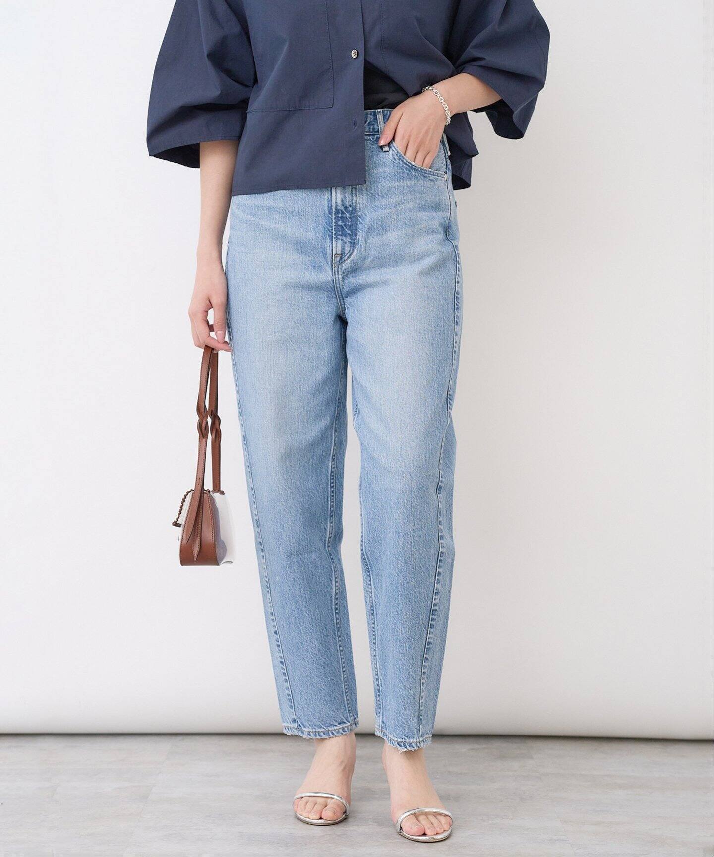 アッパーハイツデニムイエナMISS ANKLE TWIST 