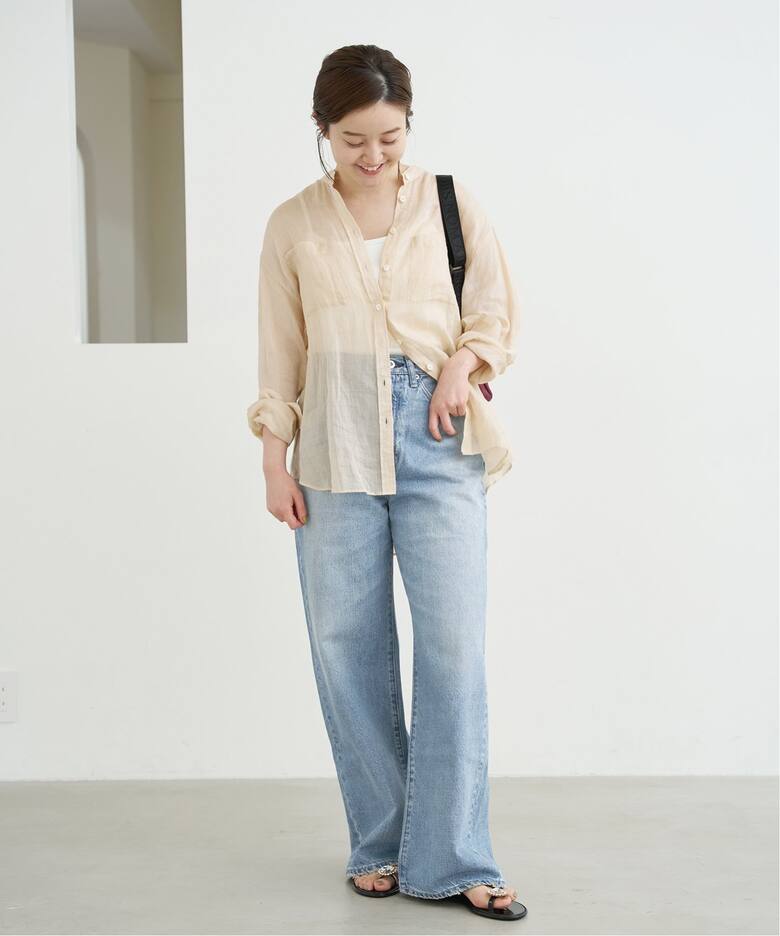 KURO/クロ】別注 WIDE STRAIGHT DENIM ワイドストレートデニム（デニム 