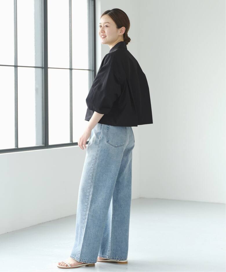 KURO/クロ】別注 WIDE STRAIGHT DENIM ワイドストレートデニム（デニム 