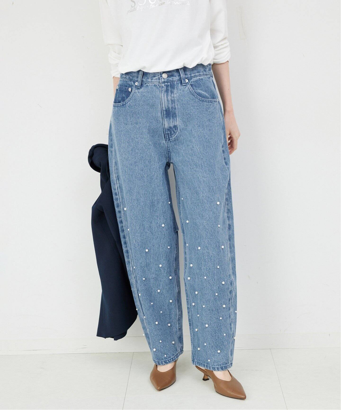 パールドットデニム（デニムパンツ・ジーンズ）｜SLOBE IENA（スローブ  