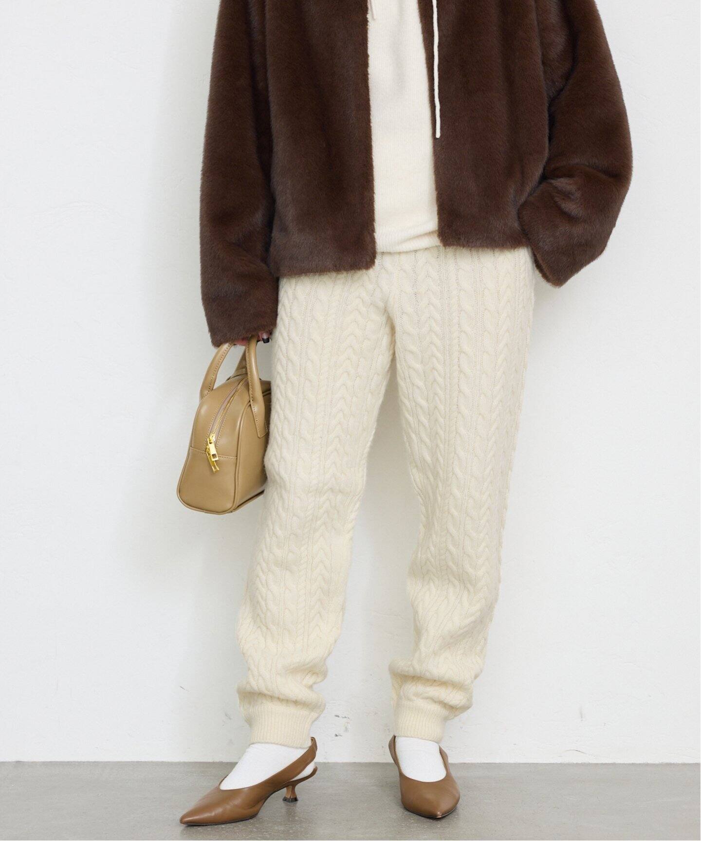 イエナ　IENA  アランケーブルニット IENA（イエナ）の「【Oldderby Knitwear】アランケーブルニット