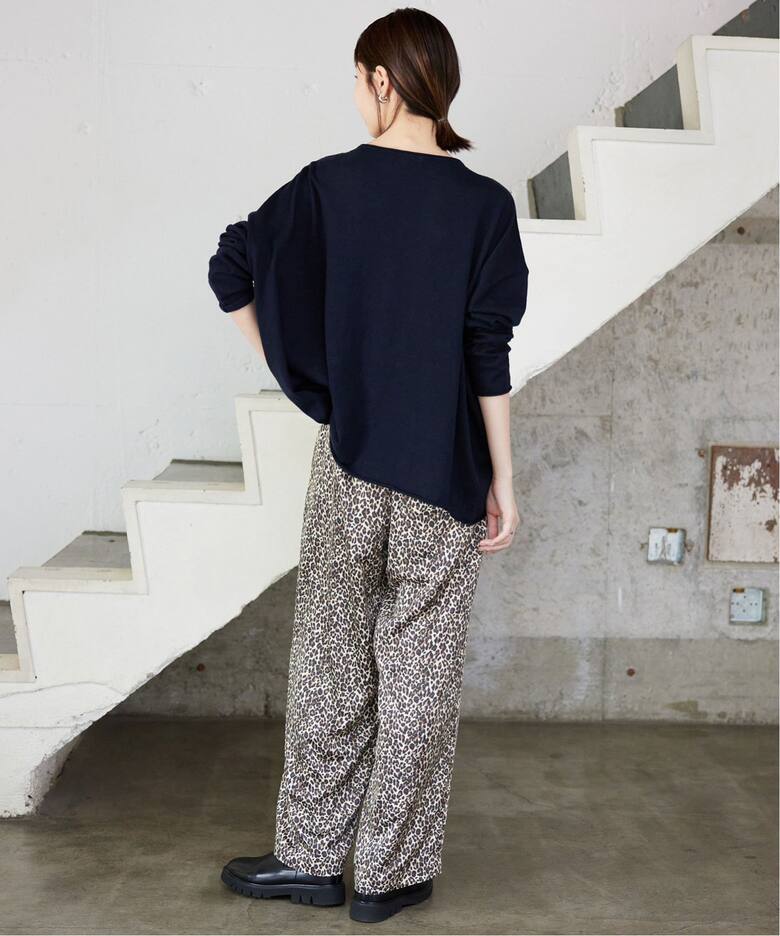 プリントサテンイージーパンツ（その他パンツ）｜SLOBE IENA（スローブ  