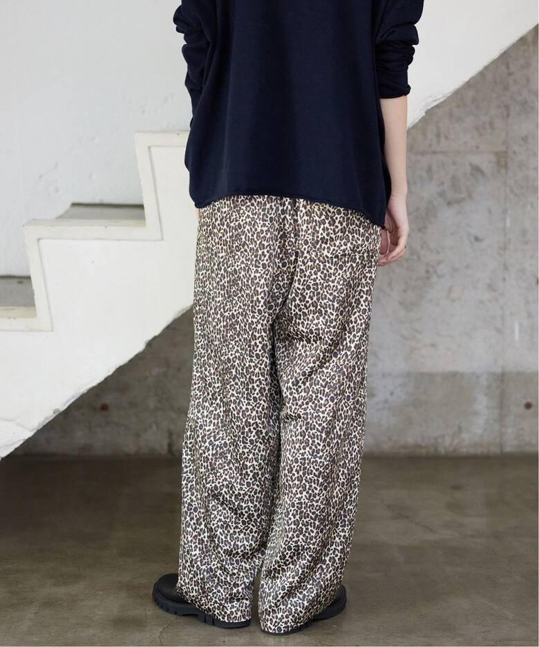 プリントサテンイージーパンツ（その他パンツ）｜SLOBE IENA（スローブ  