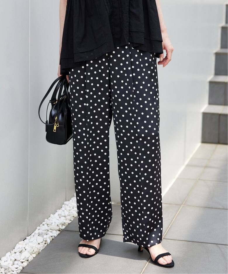 プリントサテンイージーパンツ（その他パンツ）｜SLOBE IENA（スローブ  