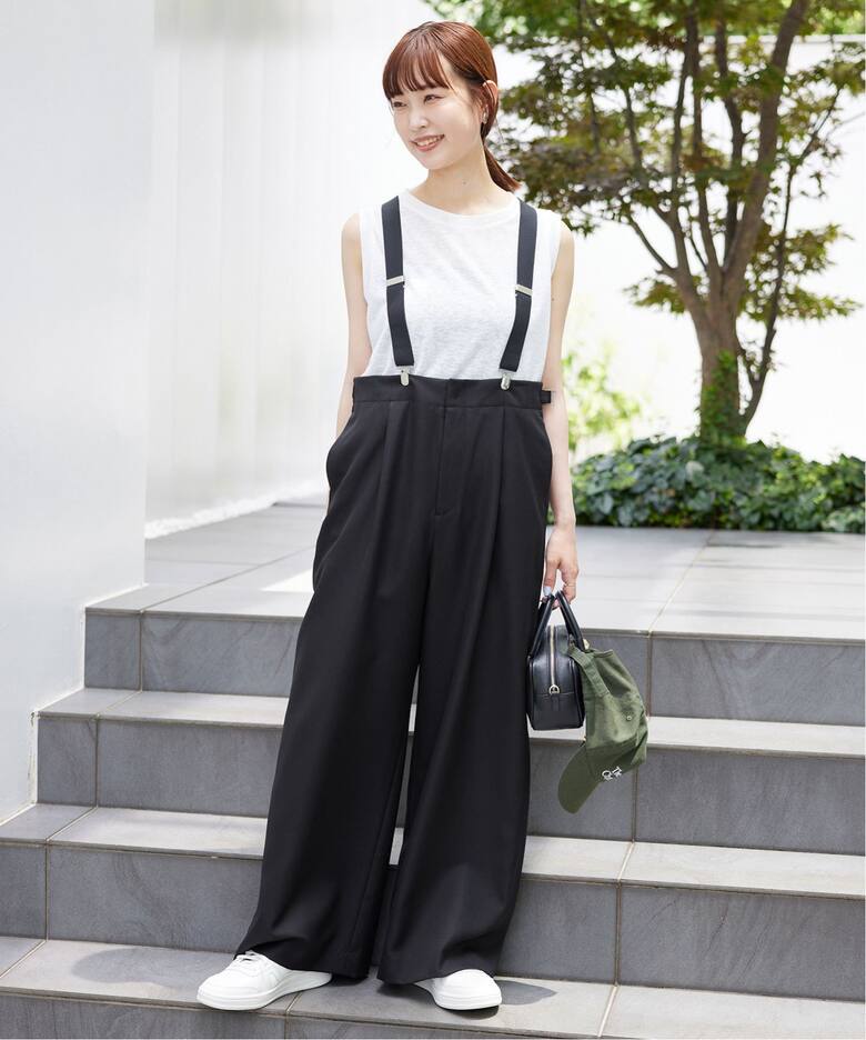 サスペンダー付きスラックス（スラックス）｜SLOBE IENA（スローブ  