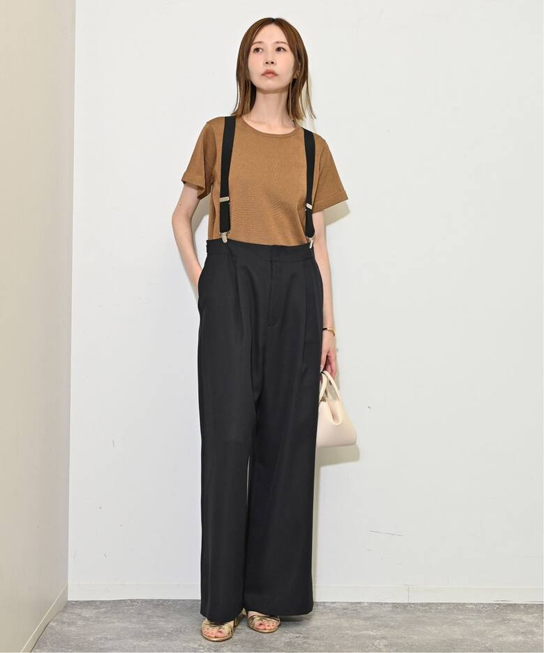 サスペンダー付きスラックス（スラックス）｜SLOBE IENA（スローブ  