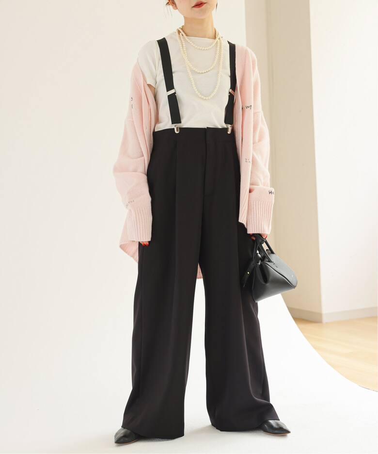 サスペンダー付きスラックス（スラックス）｜SLOBE IENA（スローブ  